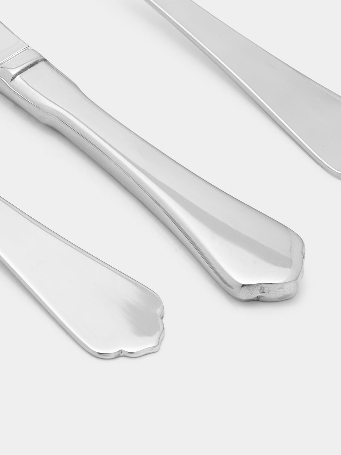Astier de Villatte - Naples Shiny-Finish Dinner Cutlery (Set of 4 Pieces) - Silver - ABASK