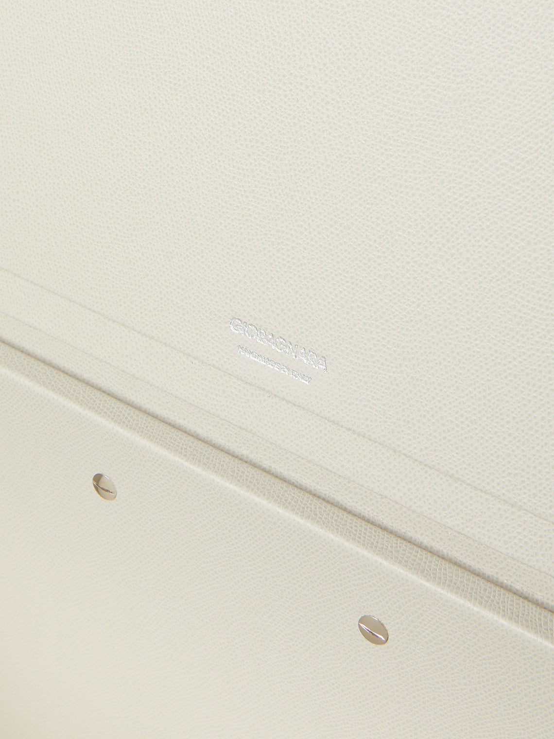 Giobagnara - Parma Leather Medium Closet Box - Cream - ABASK
