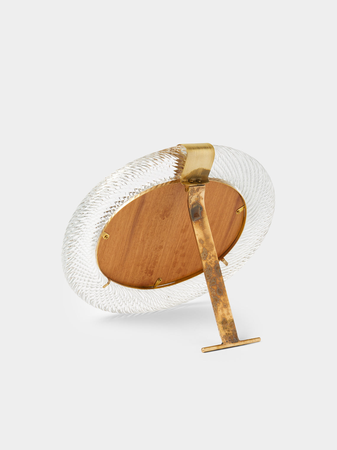 Antique and Vintage - 1960s Murano Glass Photo Frame - Clear - ABASK