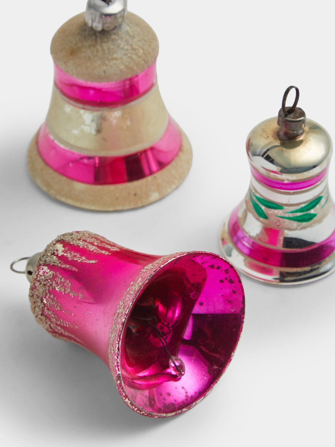 Antique and Vintage - Early-20th-Century Bells Glass Baubles (Set of 6) - Multiple - ABASK