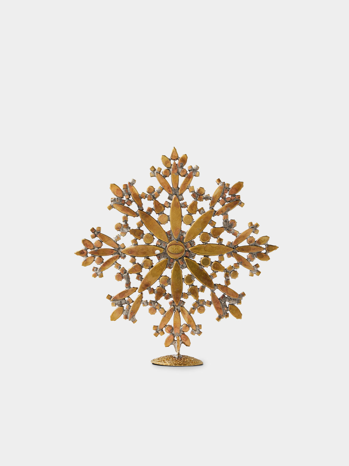 ABASK Decorations - Sparkling Czech Crystal Snowflake - Clear - ABASK