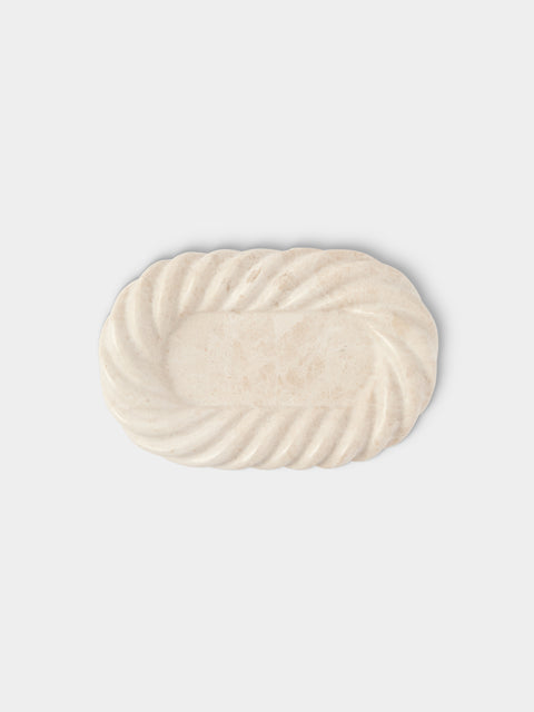 Anastasio Home - Hannah Catch Marble Dish - White - ABASK - 