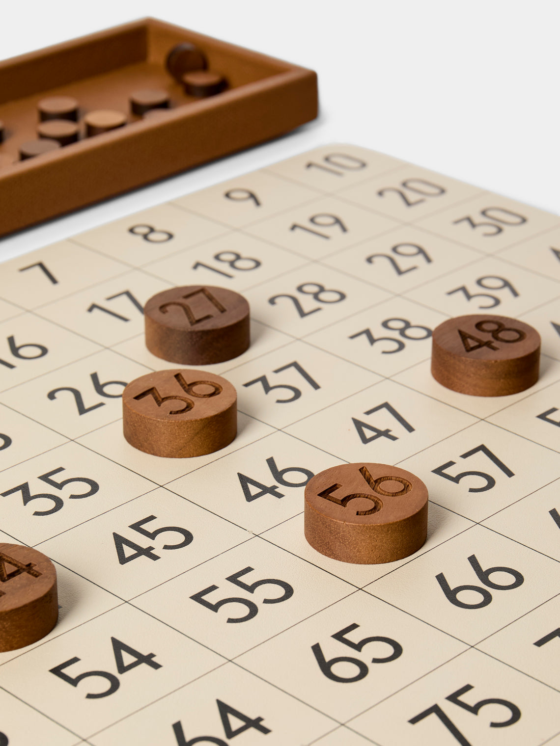 Giobagnara - Leather Bingo Set - Brown - ABASK