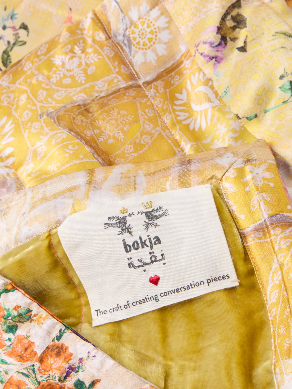 Bokja - The Cocoon Silk and Velvet Quilt (78.5in/2m) - Multiple - ABASK