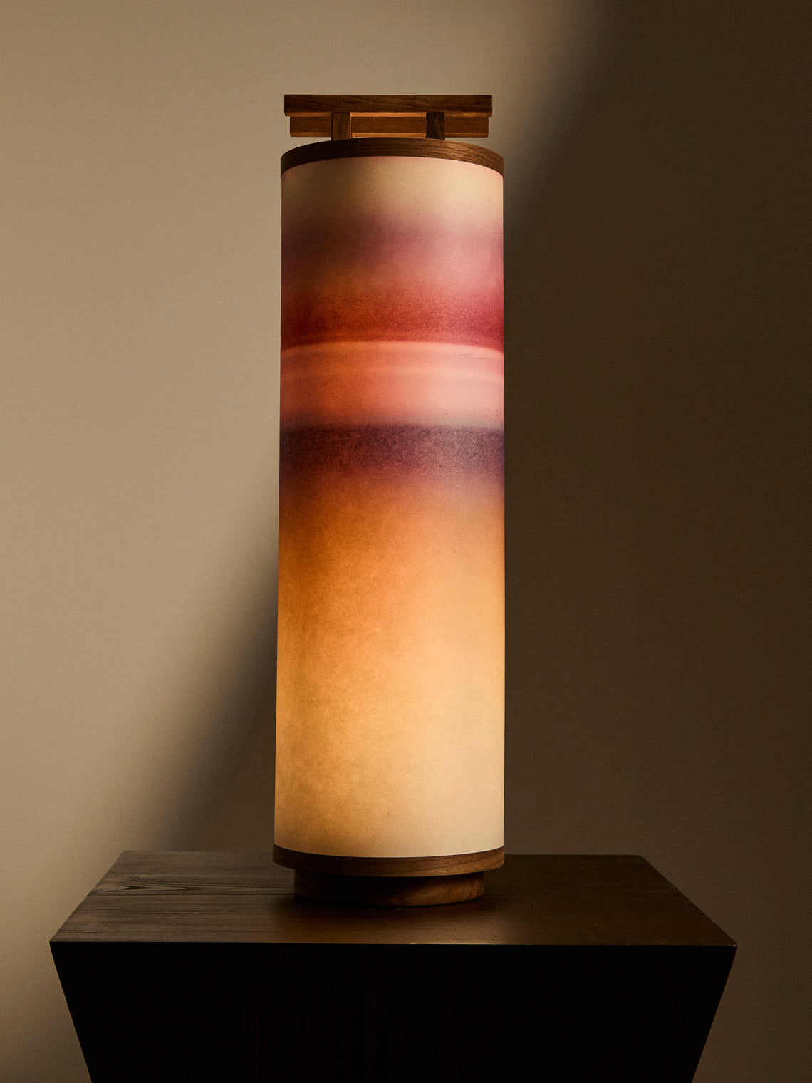 Maxime Prange - Torii Walnut and Washi Paper Large Table Lamp - Multiple - ABASK