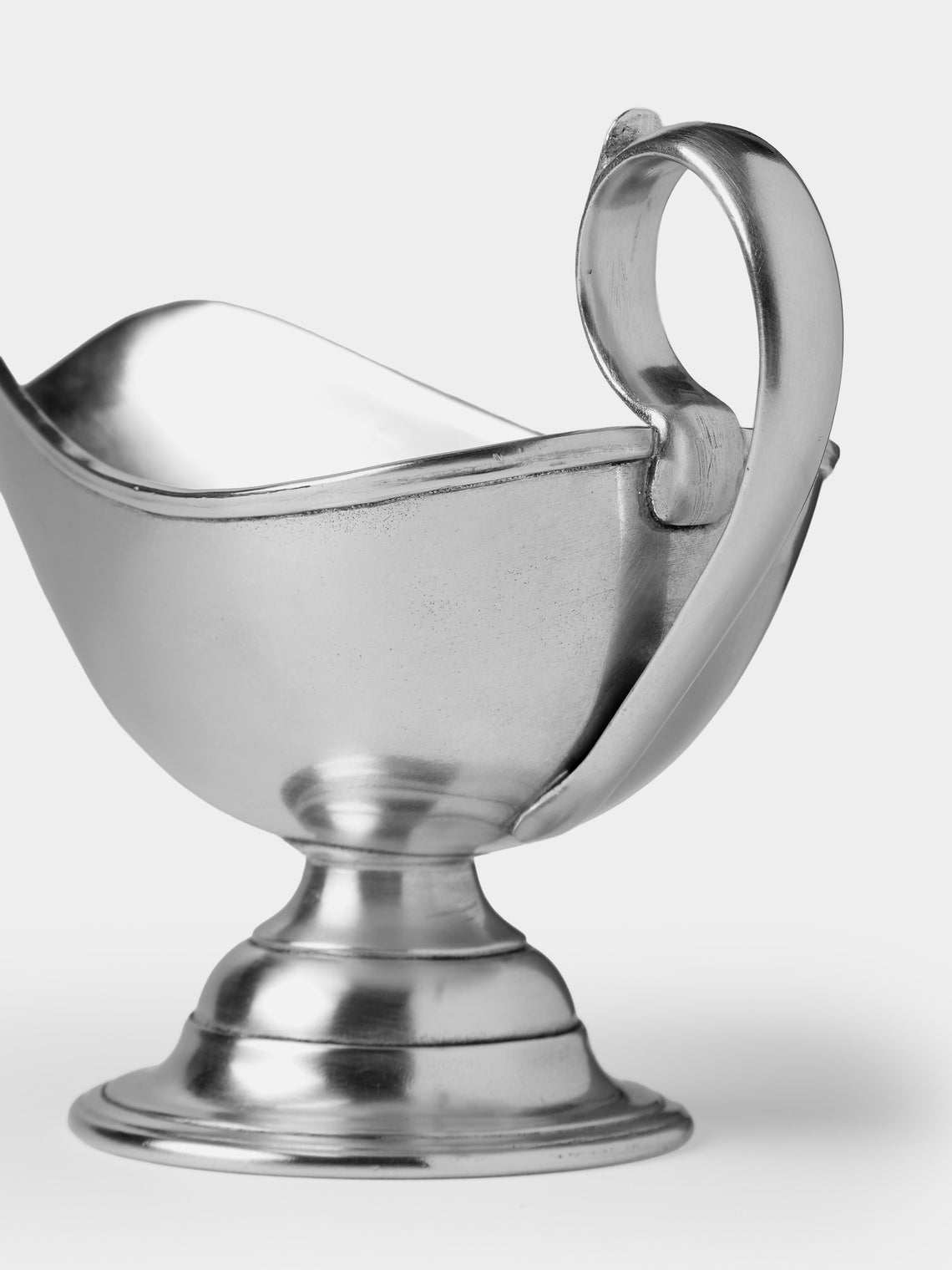 Cosi Tabellini - Orvieto Pewter Gravy Boat - Silver - ABASK