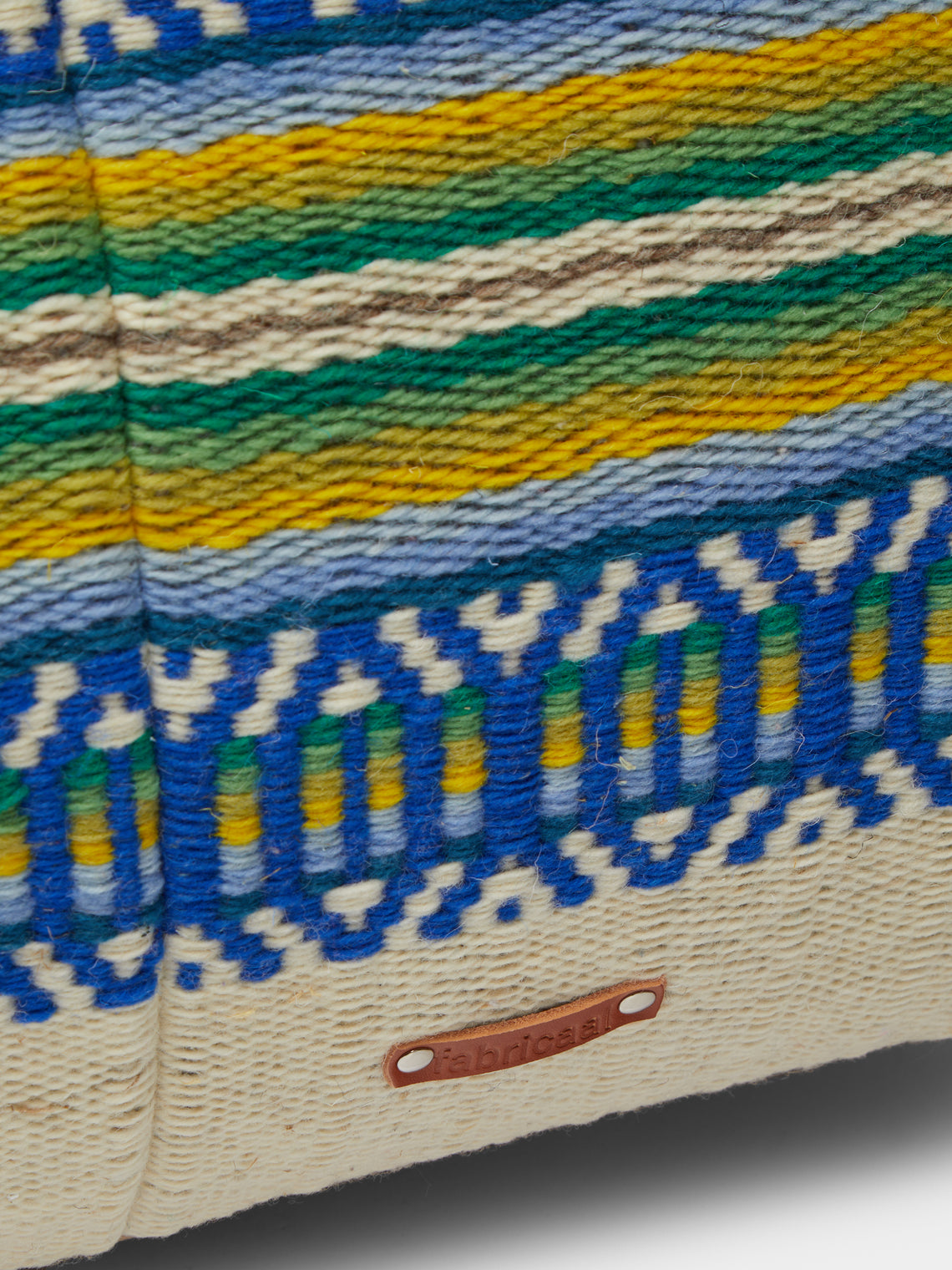 Fábrica Alentejana de Lanifícios - Handwoven Wool Large Floor Cushion -  - ABASK