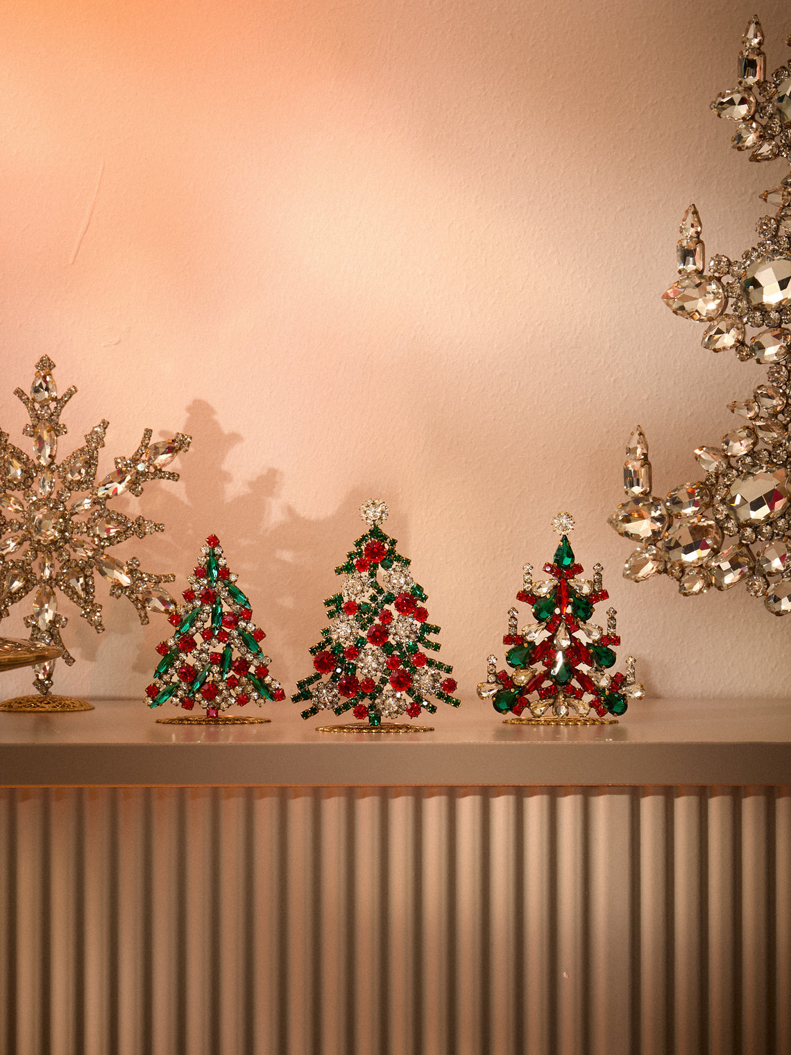 ABASK Decorations - Magical Czech Crystal Tree - Red - ABASK