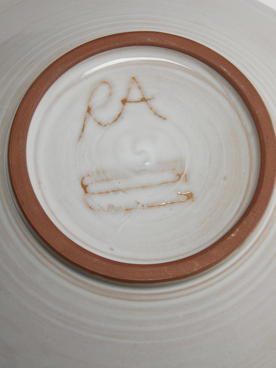 Antique and Vintage - Mid-Century Ceramic Salad Bowl - White - ABASK