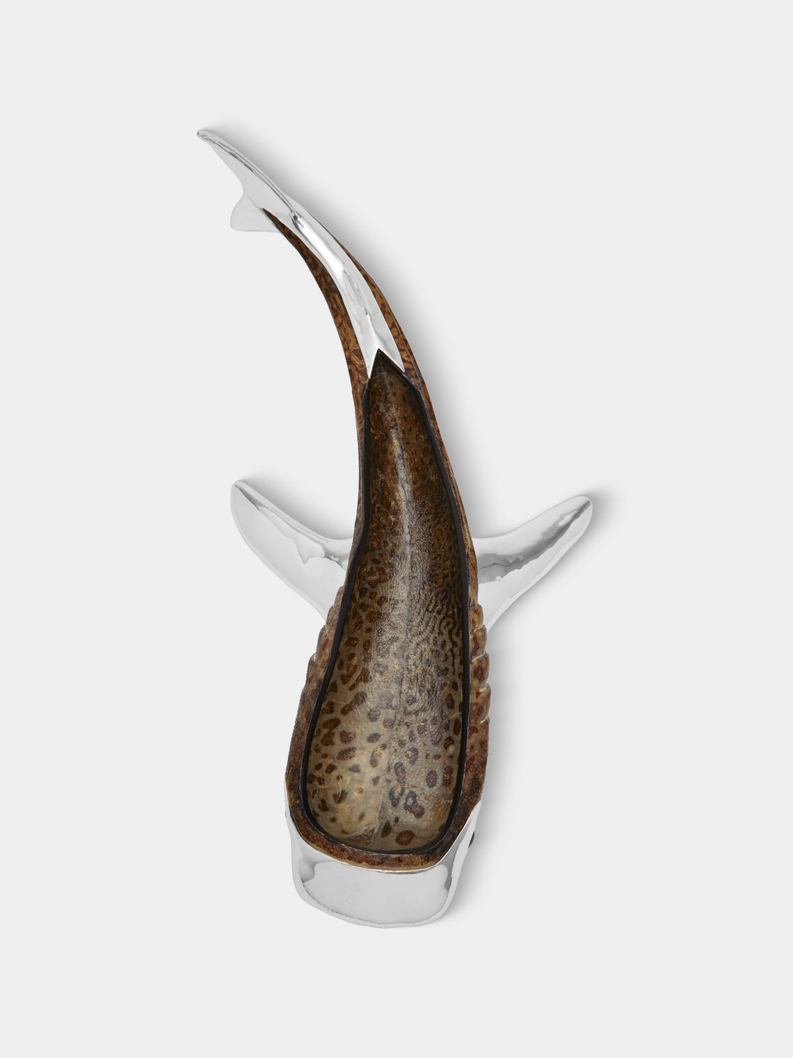 Objet Luxe - Whale Shark Silver-Plated Box - White - ABASK