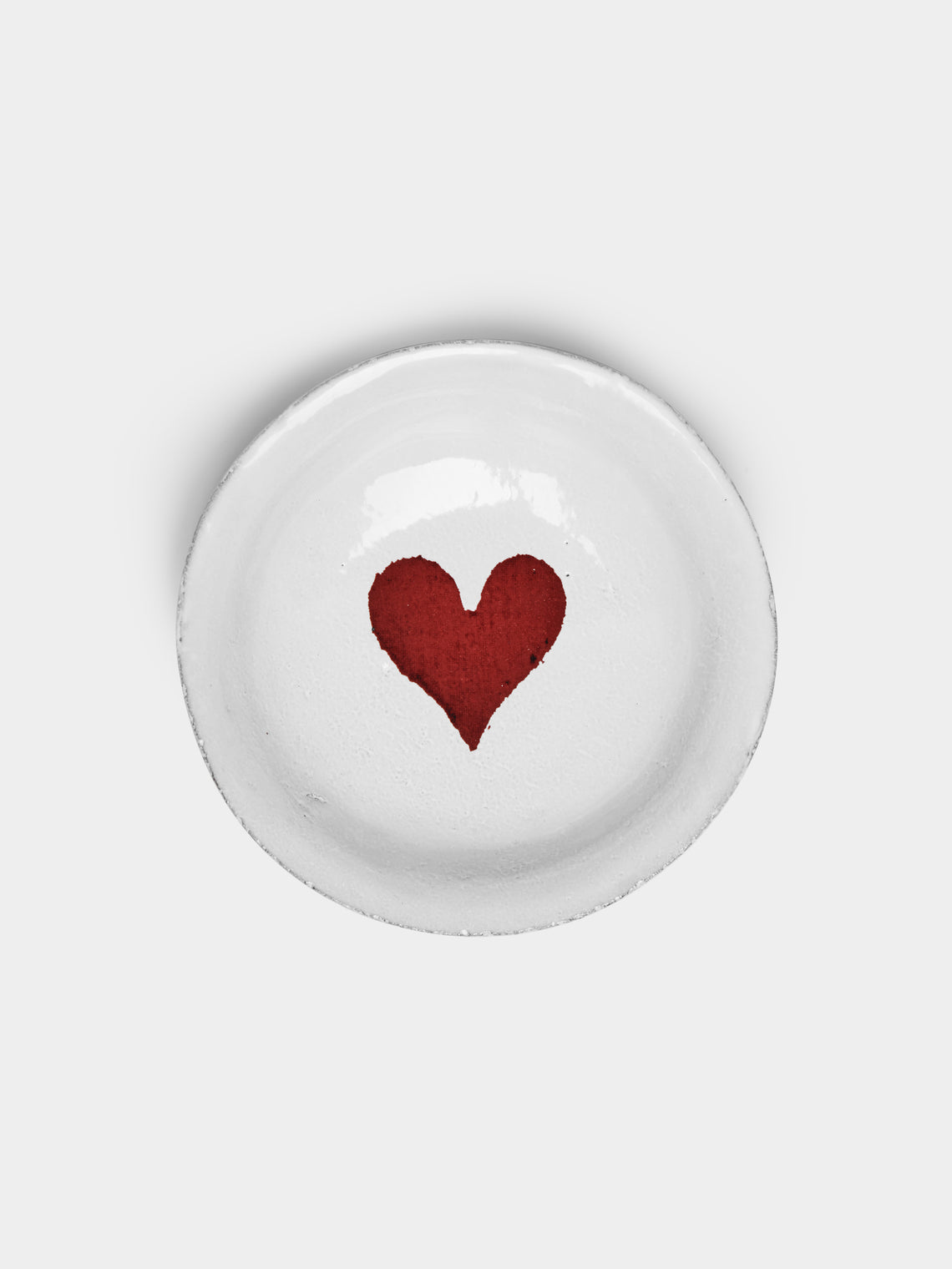 Astier de Villatte - Heart Hand-Glazed Ceramic Small Dish (Set of 2) - White - ABASK