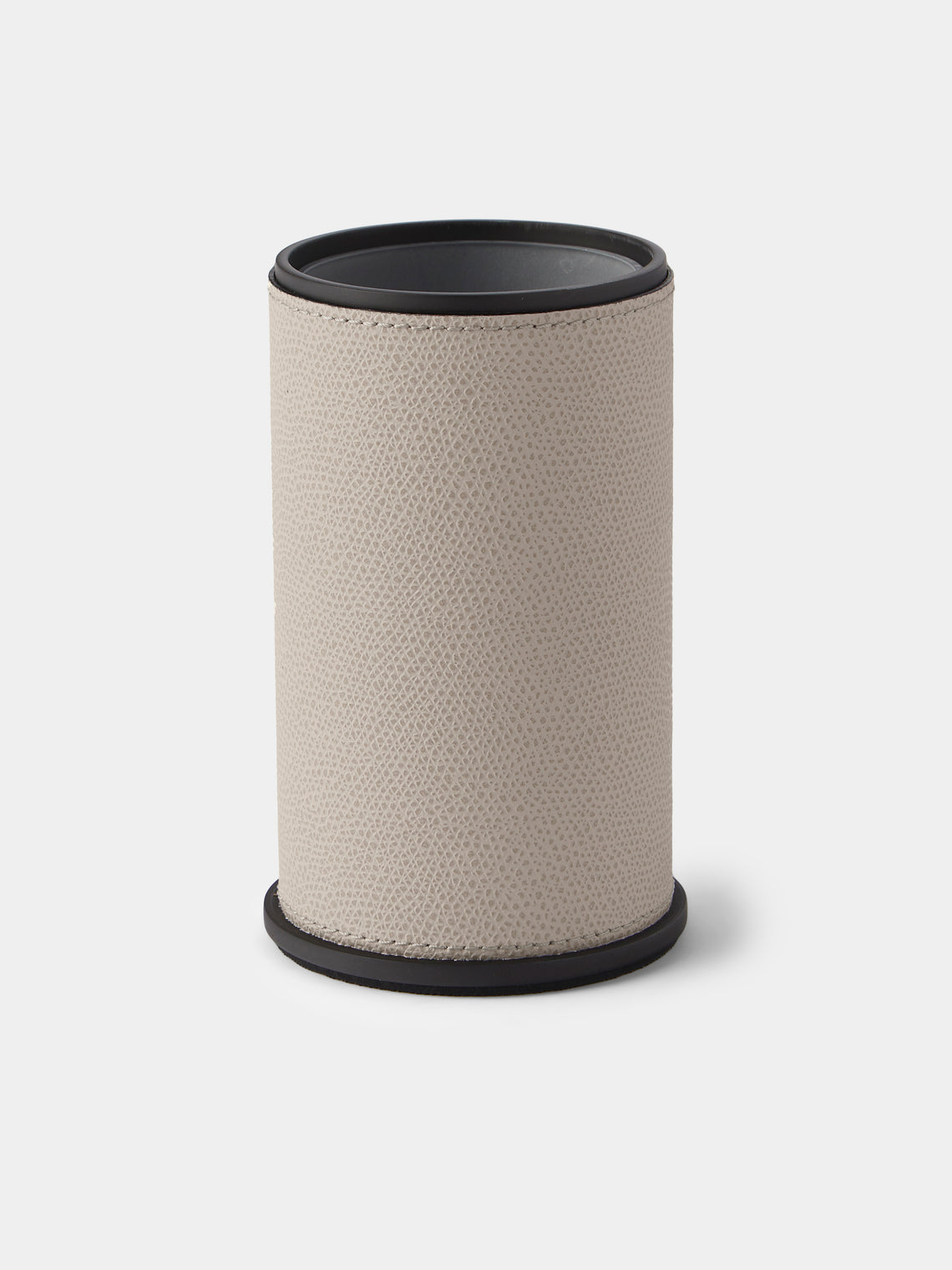 Giobagnara - Positano Leather Toothbrush Holder - Light Gray - ABASK - 