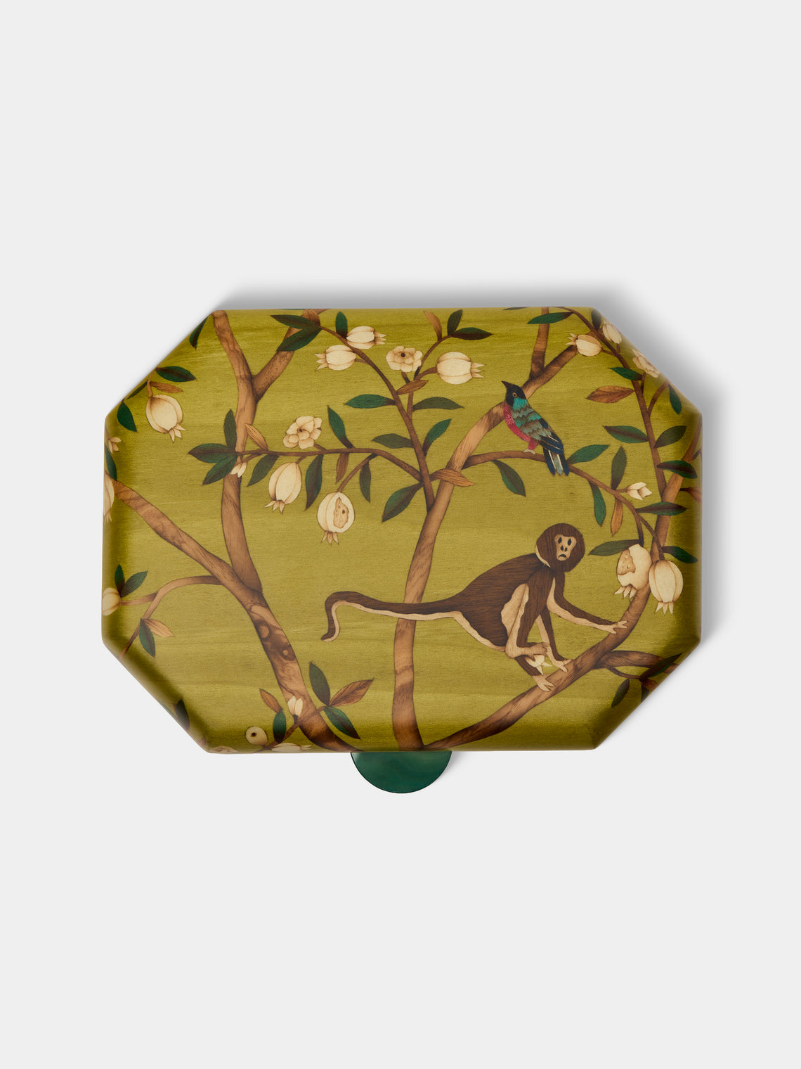 Silvia Furmanovich - Monkeys Marquetry Wood Jewelry Box - Multiple - ABASK