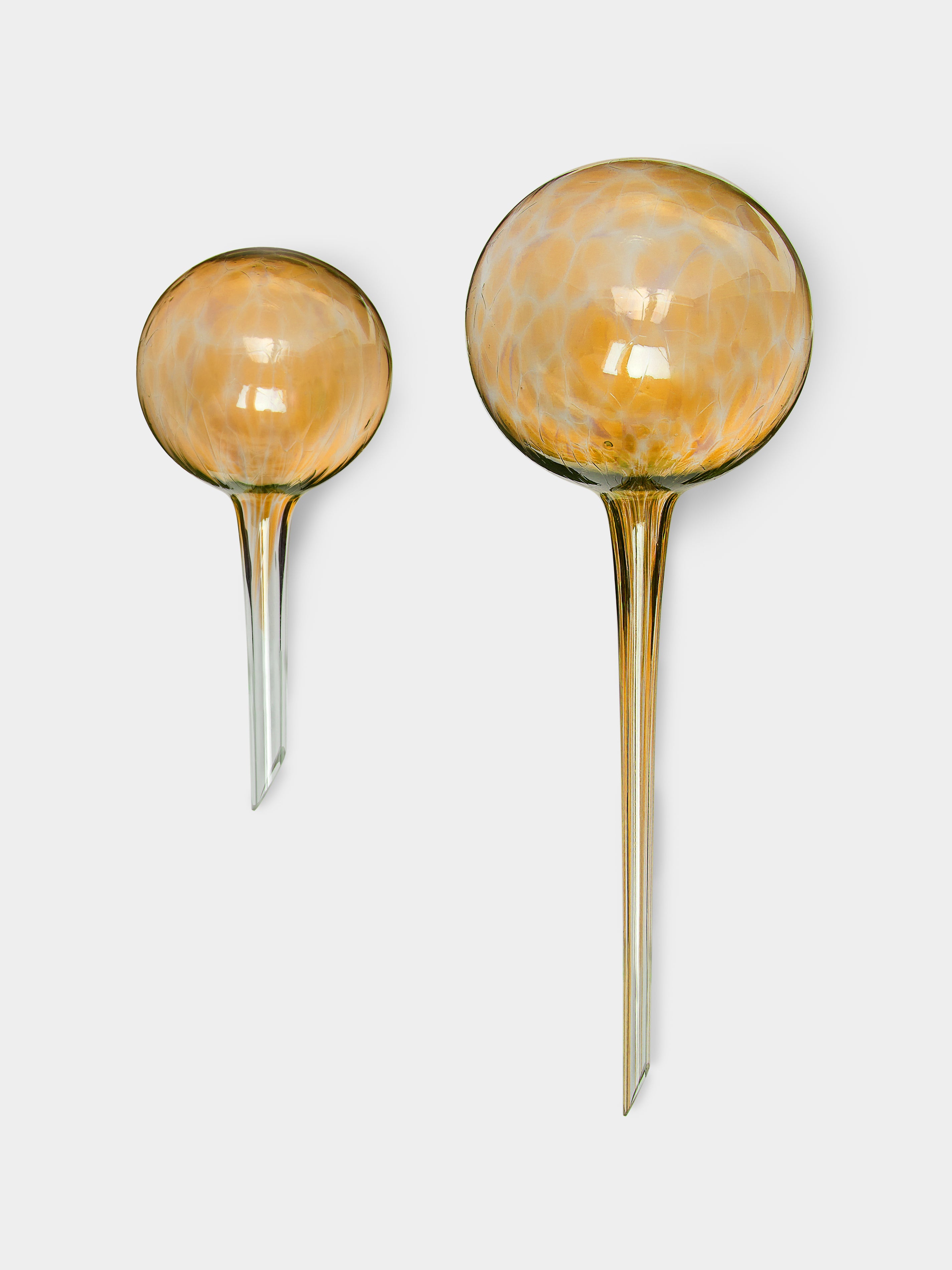 Using Diffusing Globes Yellow Hand-Blown Crystal Water-Diffusing Globes (Set of 2) by Dab'O ...