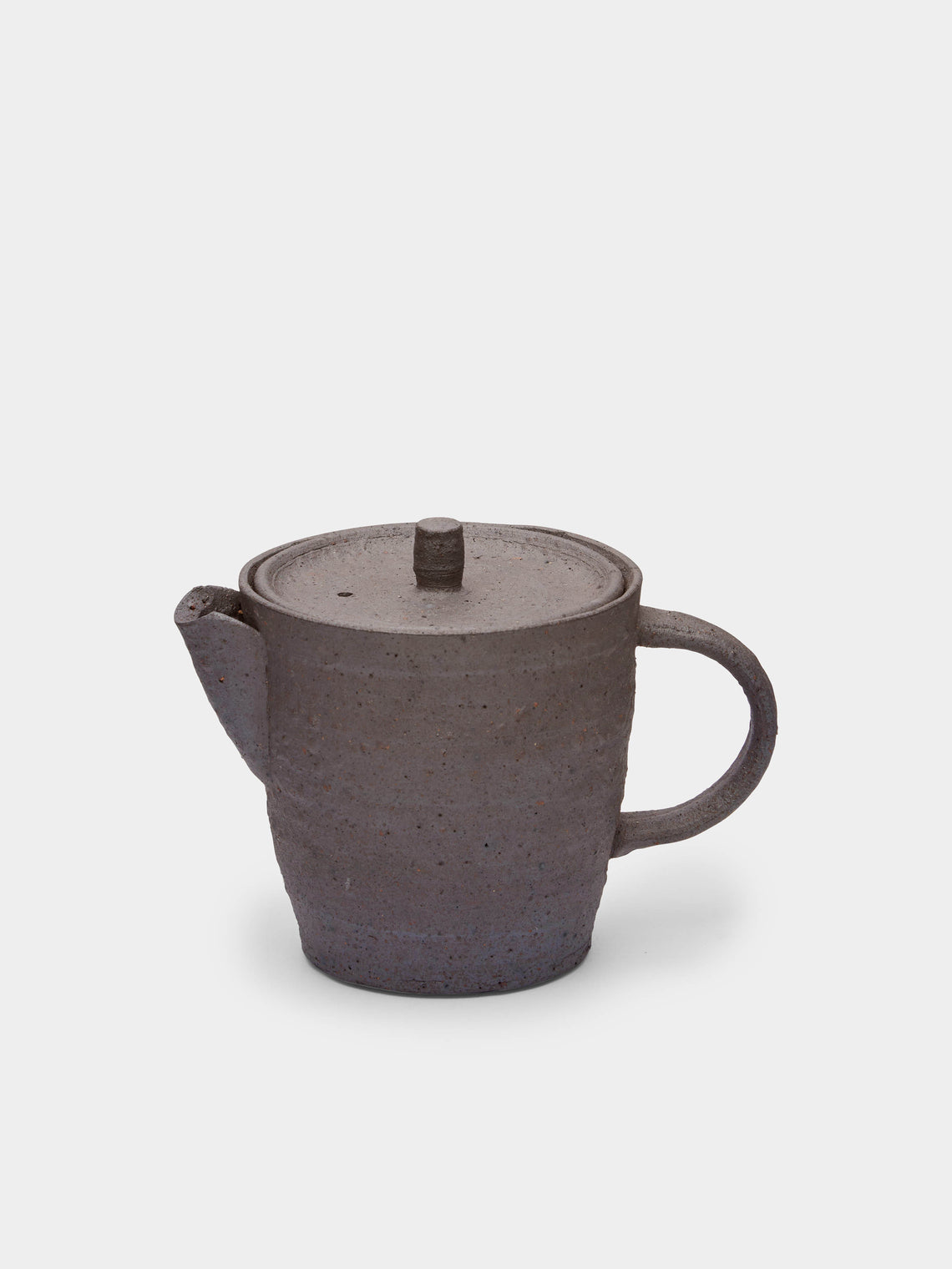 Ingot Objects - Ash-Glazed Ceramic Tea Set - Brown - ABASK