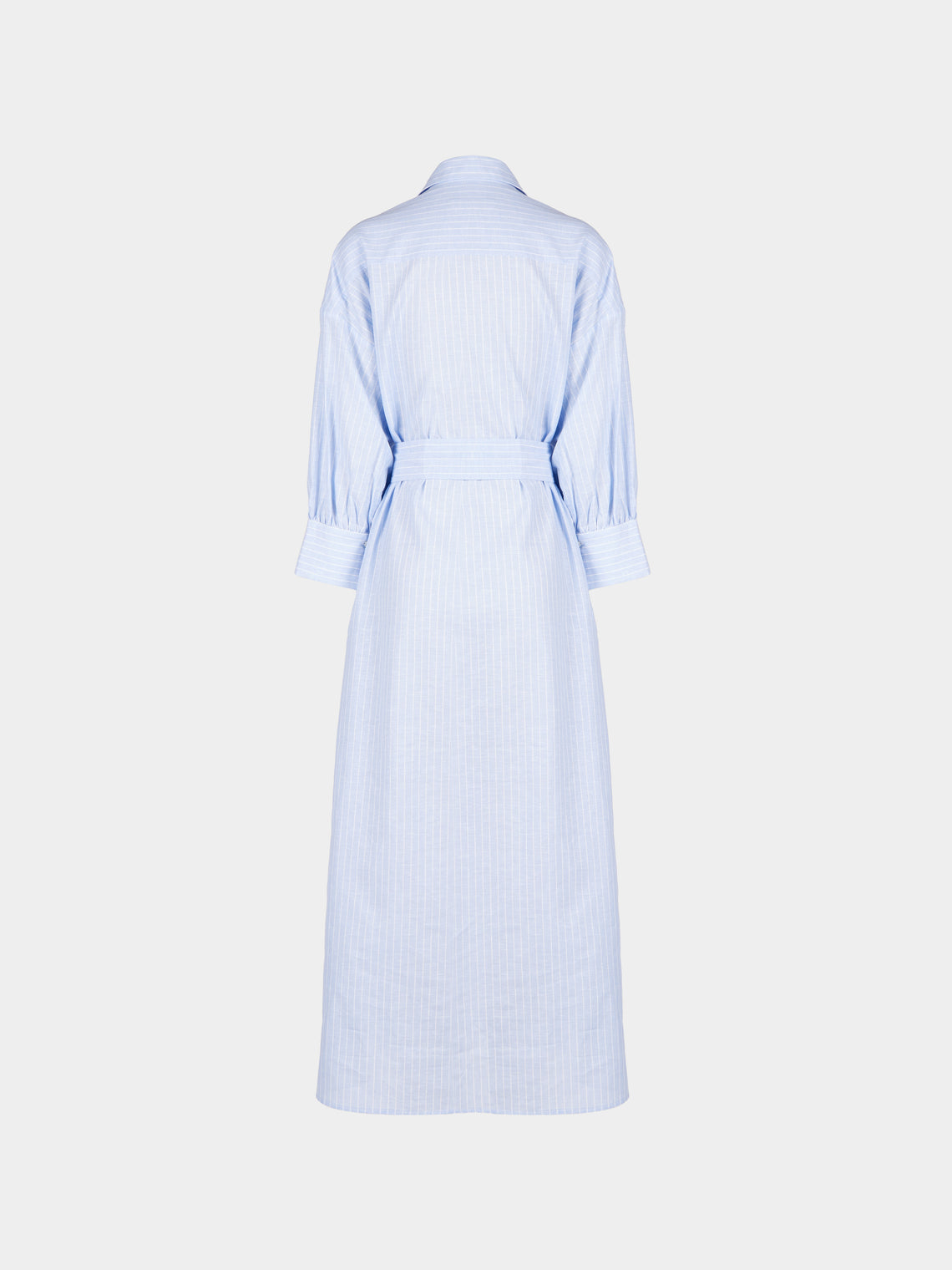 A.Shirt - Cordelia Linen Dress | Size: S - Blue - ABASK