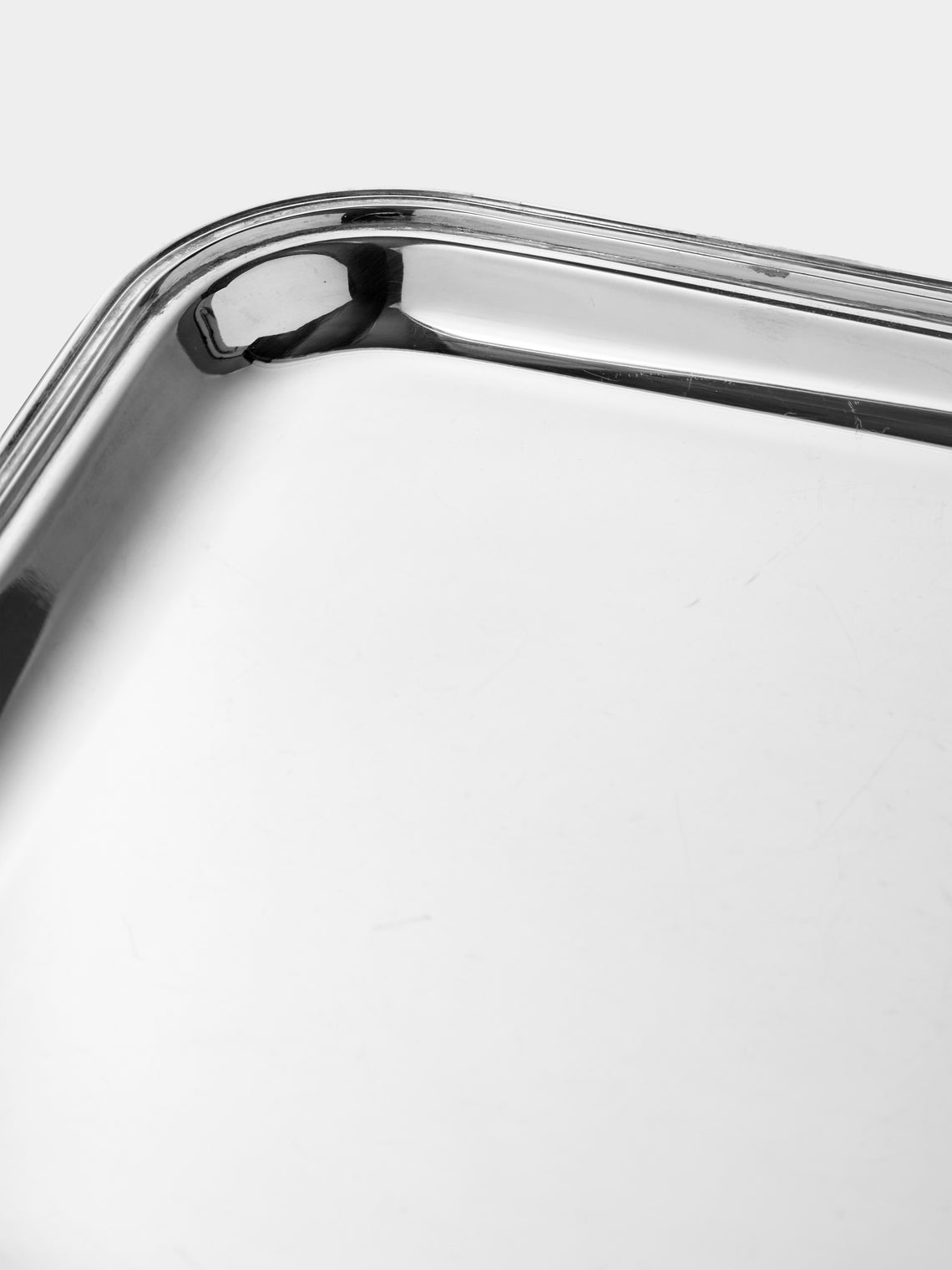 Antique and Vintage - 1960s Italian Solid Silver Tray - Silver - ABASK