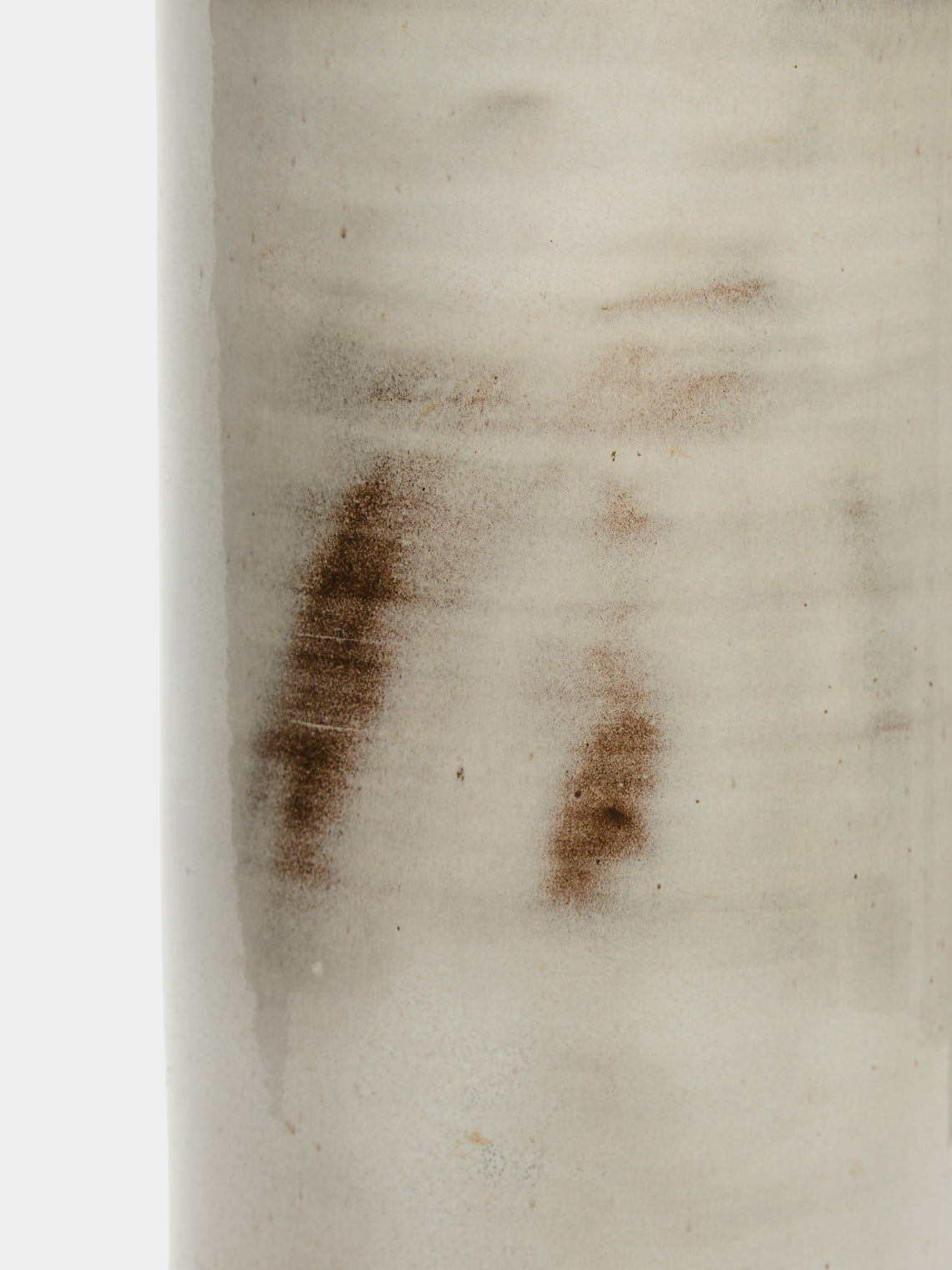 Antique and Vintage - 1950s Gérard Hofmann Ceramic Vase (12in/30cm) - White - ABASK