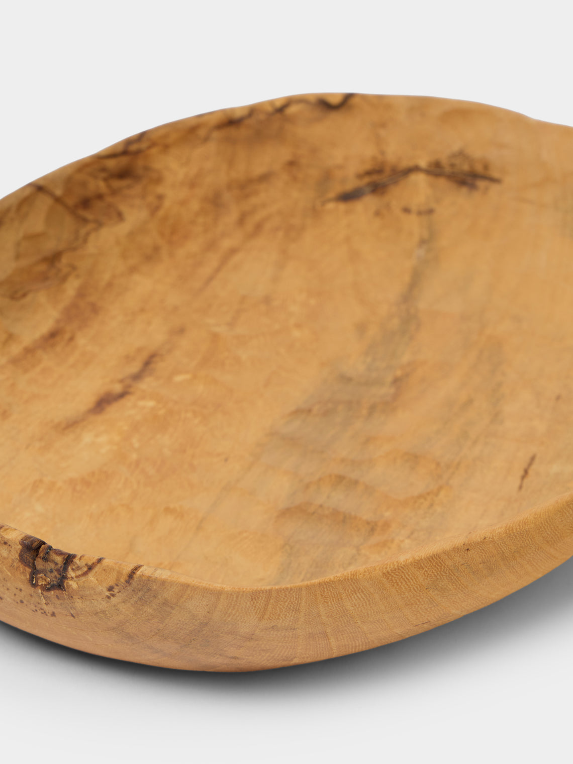 Thursday Furniture - Hand-Carved Hackberry Bowl - Natural - ABASK