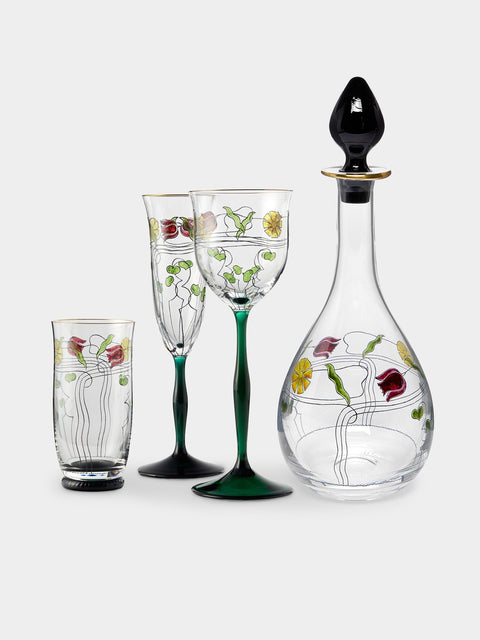 Theresienthal - Serenade Hand-Painted Crystal Collection - Green - ABASK - 