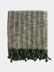 Mizar & Alcor - Basil Handwoven Linen and Cotton Towels (Set of 2) - Green - ABASK - 