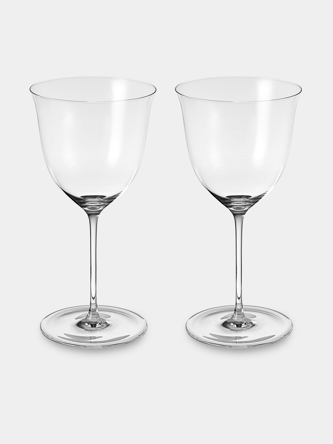 Lobmeyr - | Set of 2 | Patrician Crystal Red Wine Glasses - Clear - ABASK 