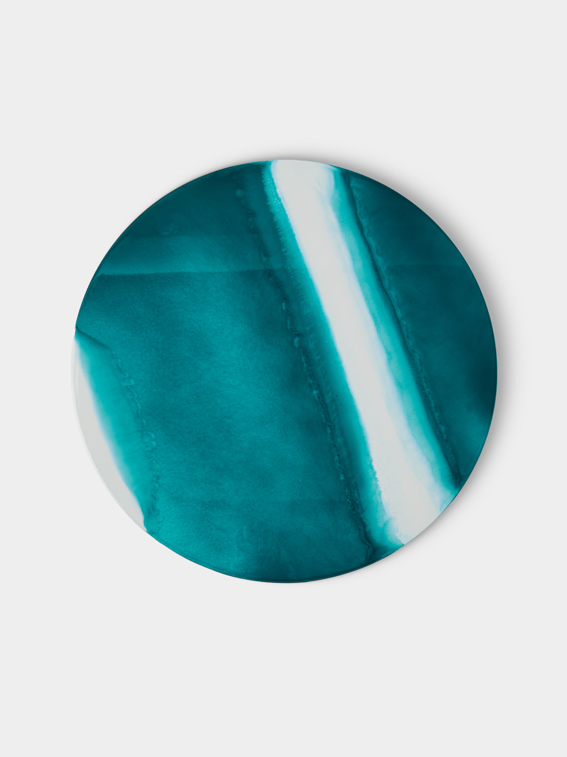 MAAR Design - | Set of 4 | Oceano Hand-Painted Lacquered Placemats - Blue - ABASK