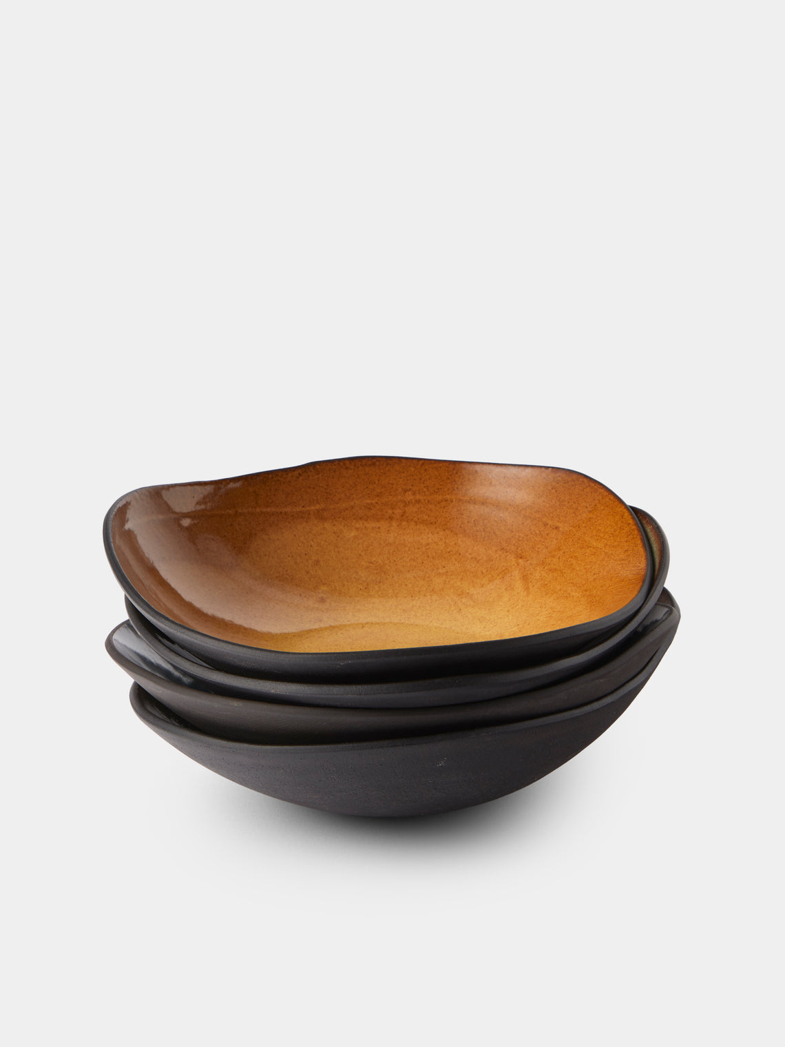 Hana Karim Studio - Hand-Built Stoneware Ramen Bowls (Set of 4) - Multiple - ABASK