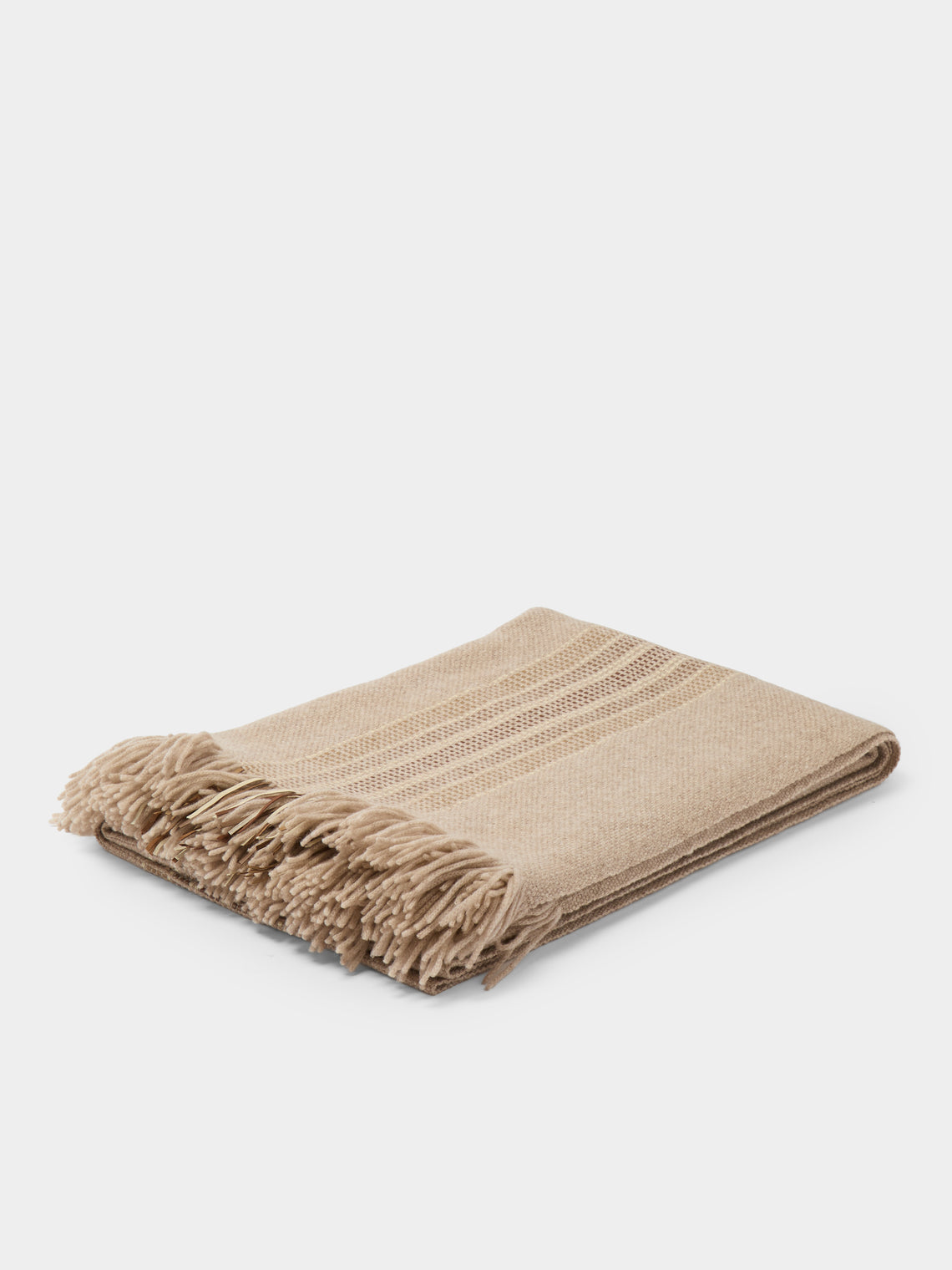 Alonpi - Diana Cashmere Blanket (75in/1.9m) - brown - ABASK