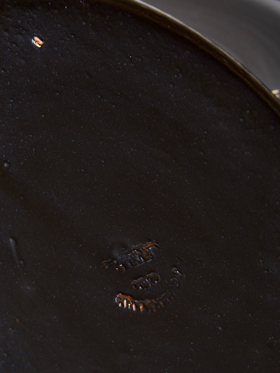 Poterie d’Évires - Animals Hand-Painted Ceramic Dinner Plates (Set of 6) - Dark brown - ABASK