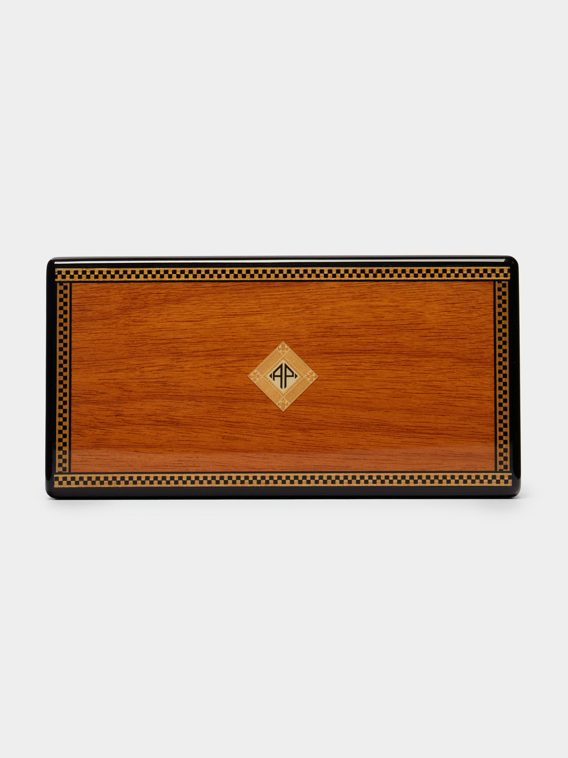 Elie Bleu - Classic Marquetry Mahogany Jewellery Box -  - ABASK