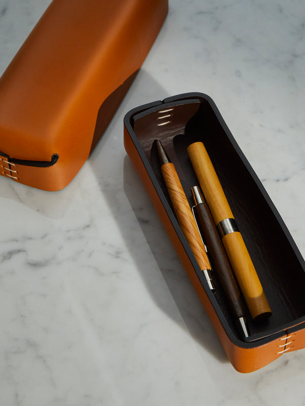 Oscar Maschera - Astuccio Leather Pen Case -  - ABASK
