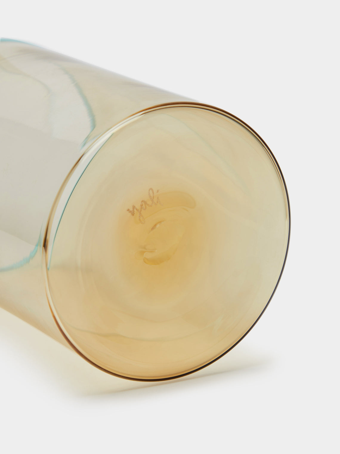 Yali Glass - Hand-Blown Murano Glass Tumblers (Set of 2) - Yellow - ABASK