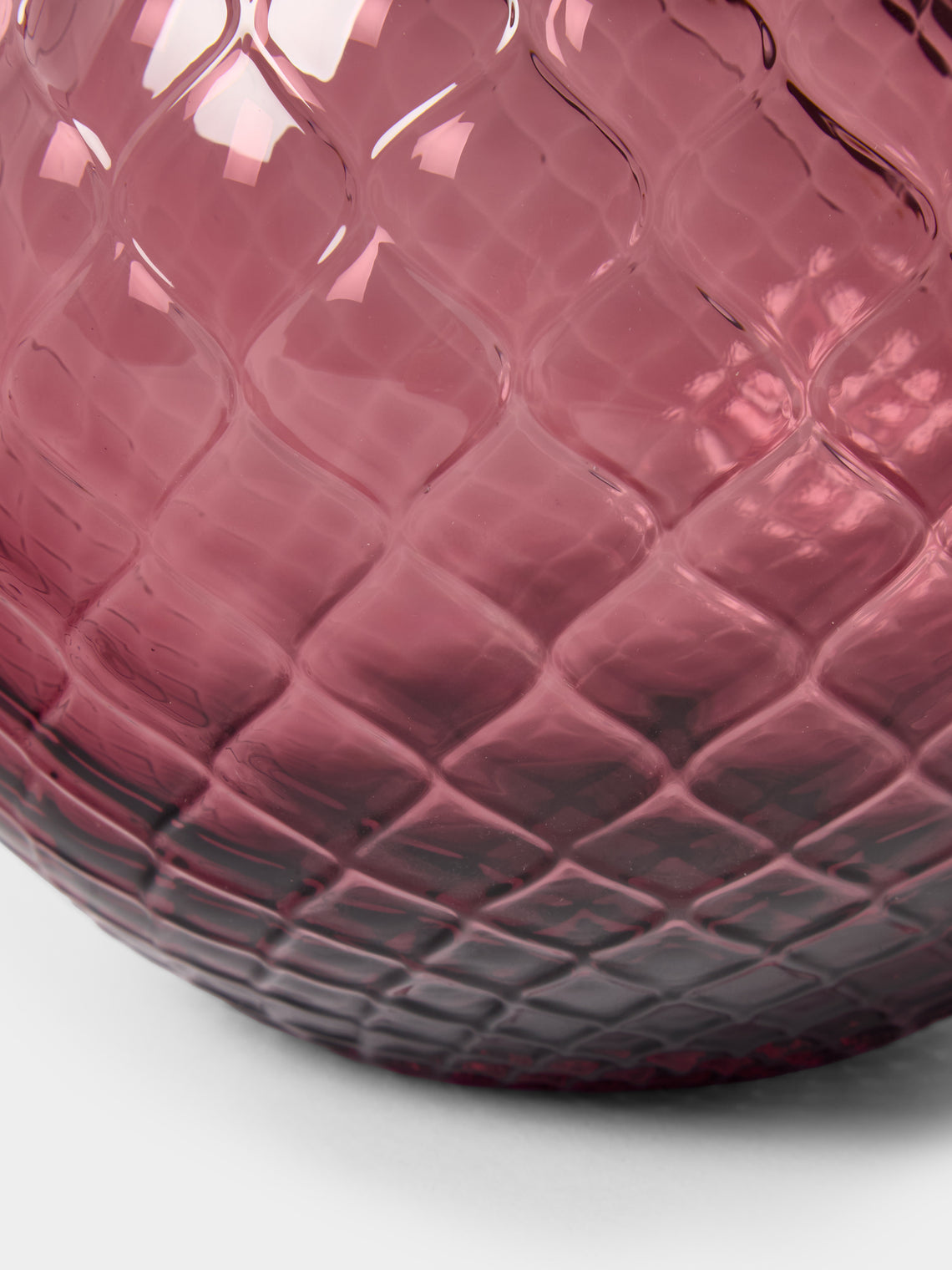 Venini - Monofiore Balloton Hand-Blown Murano Glass Vase (8in/20.5cm) - Pink - ABASK