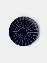 Kaneko Kohyo - Giyaman Urushi Ceramic Salad/Dessert Plates (Set of 4) - Blue - ABASK - 