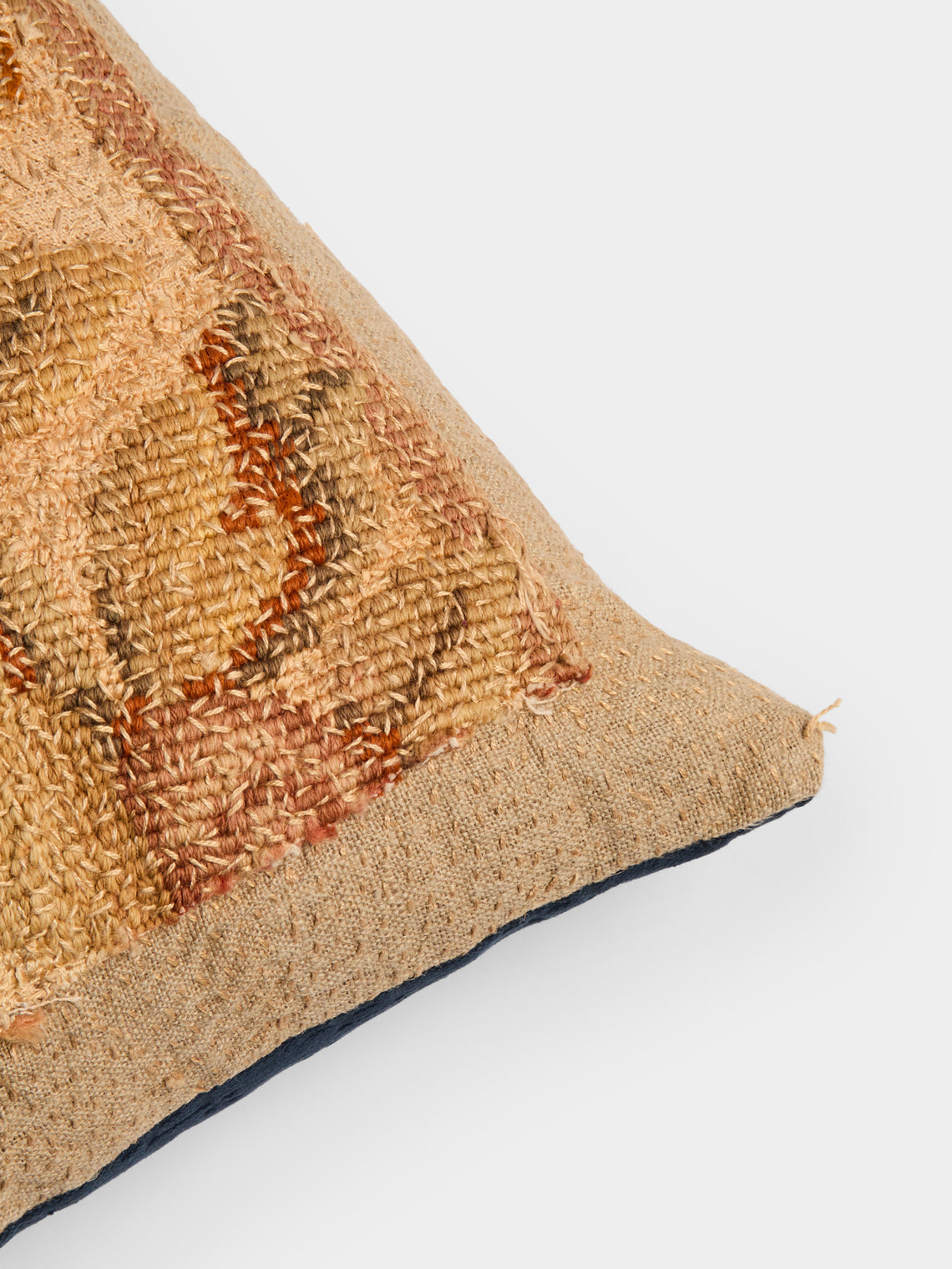 By Walid - 18th-Century French Aubusson Tapestry Wool and Linen Cushion (25.5in/65cm) - Multiple - ABASK