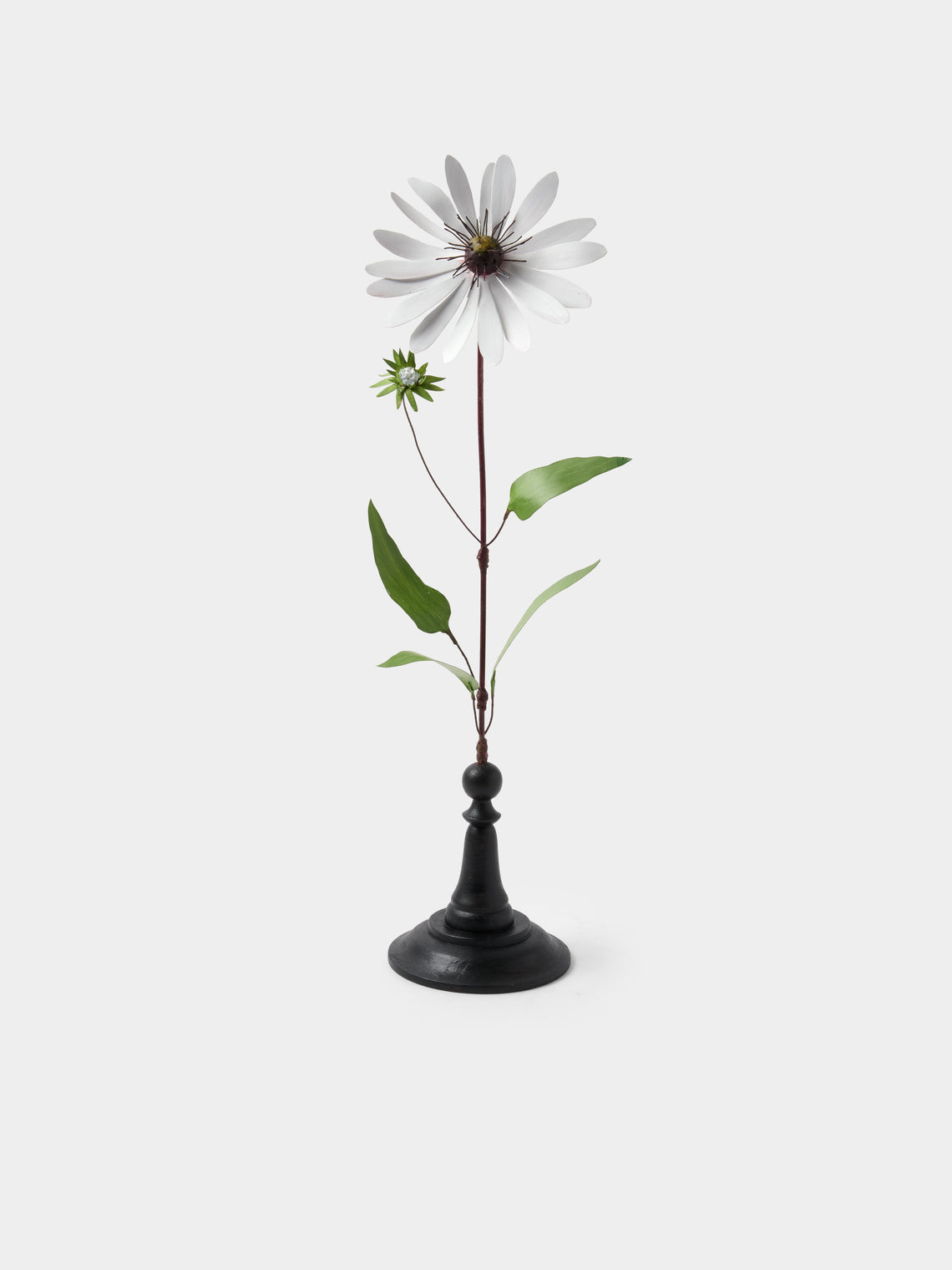 Erbavoglio Milano - Hand-Painted Copper Ornamental Flower - White - ABASK - 