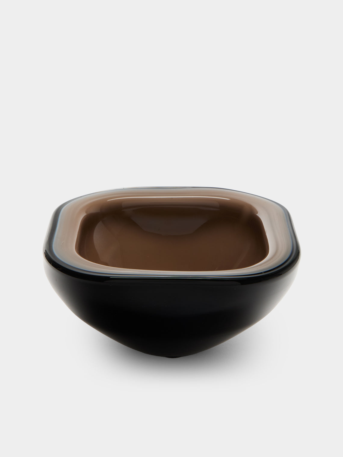 Antique and Vintage - Mid-Century Murano Glass Ashtray - Brown - ABASK - 