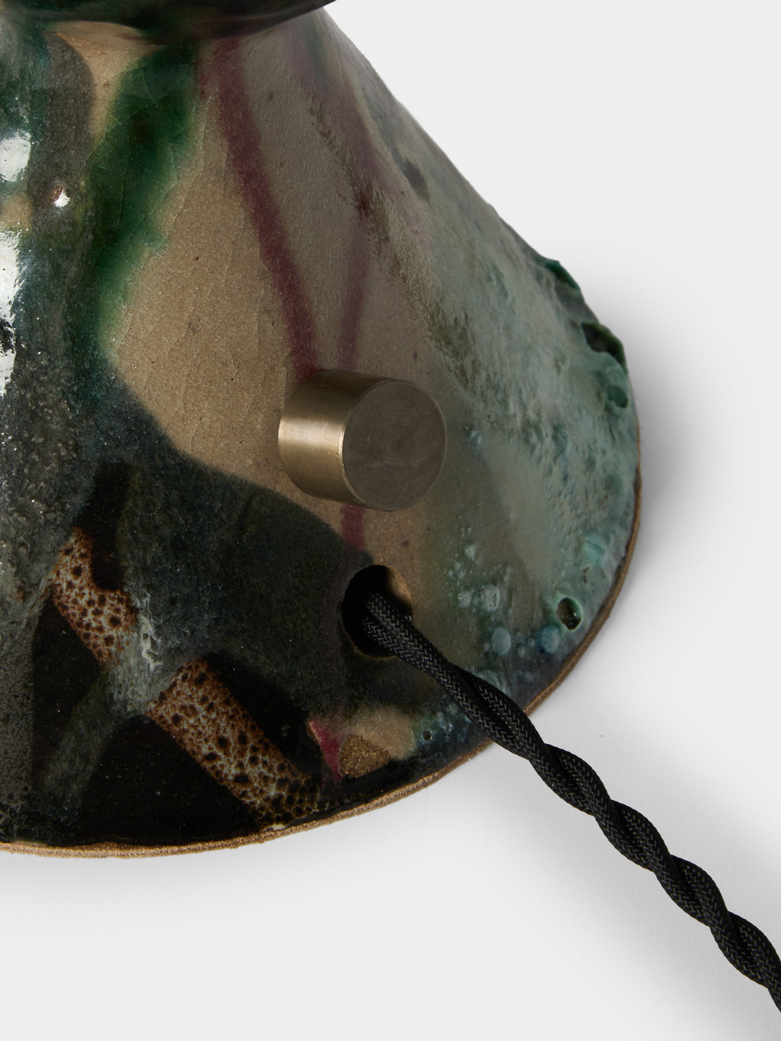 Episode - Billow Hand-Glazed Ceramic Table Lamp - Multiple - ABASK