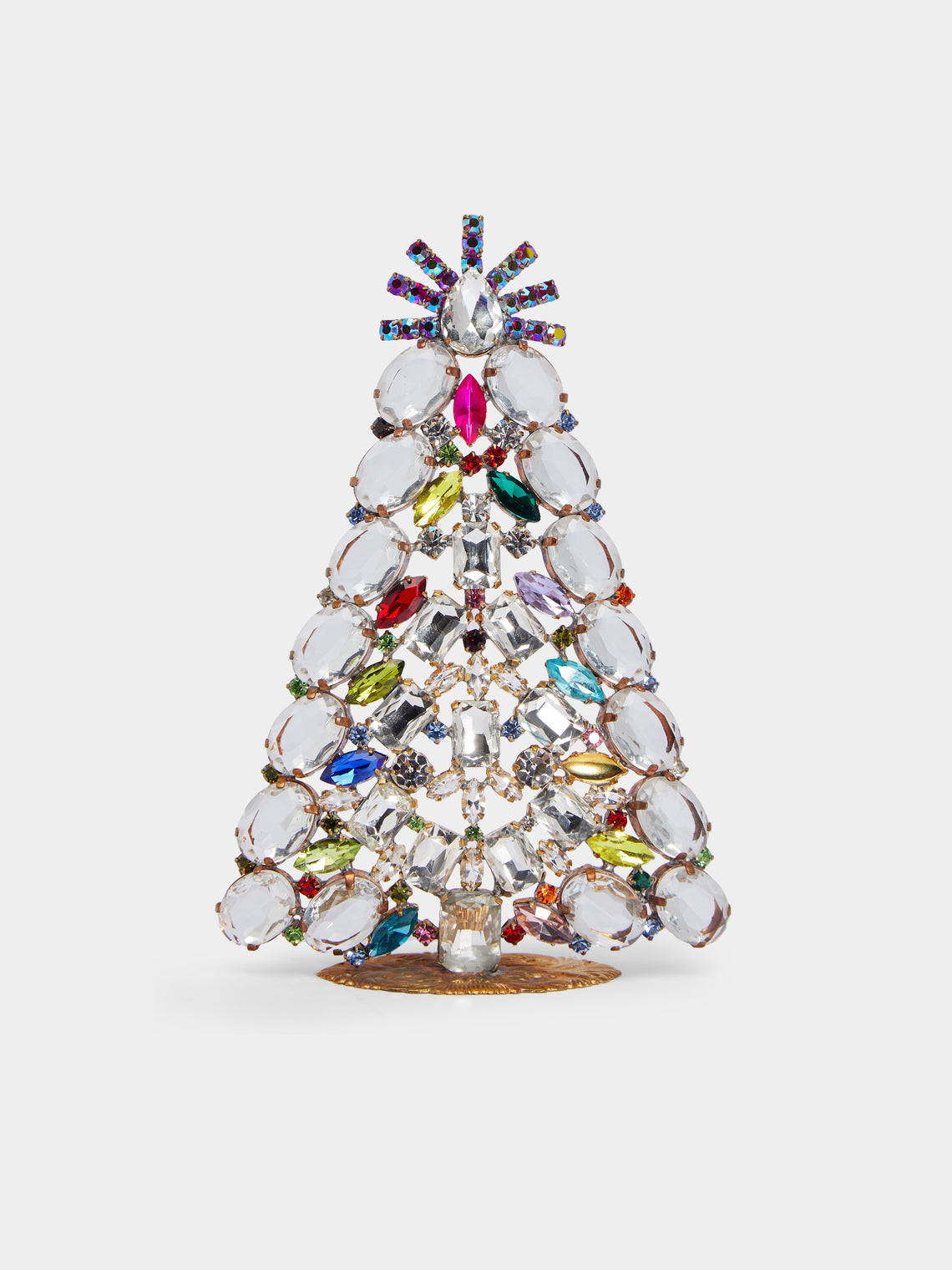 Antique and Vintage - 1930s Czech Jewelled Medium Christmas Tree -  - ABASK - 