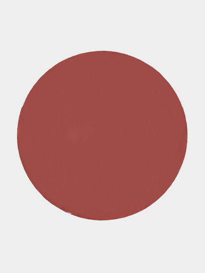 Borgo delle Tovaglie - Filo Linen Round Tablecloth (110in/2.8m) - Red - ABASK - 