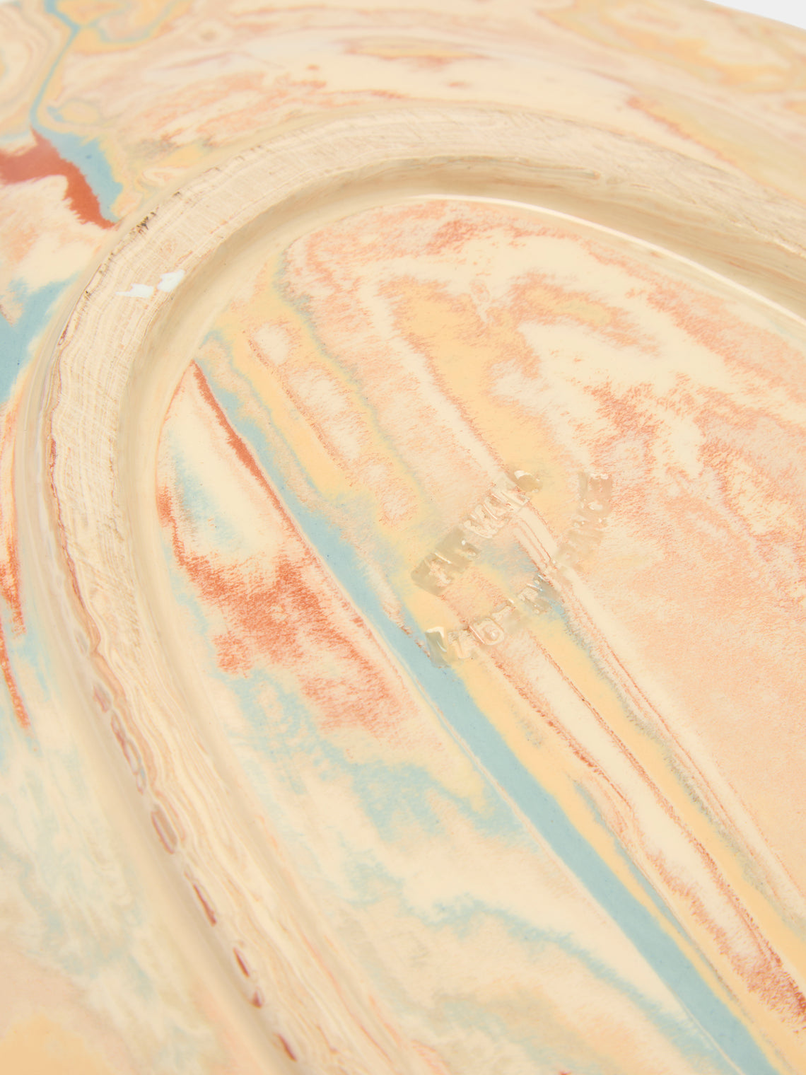 Antique and Vintage - 1950s Aptware Scalloped-Edge Platter -  - ABASK