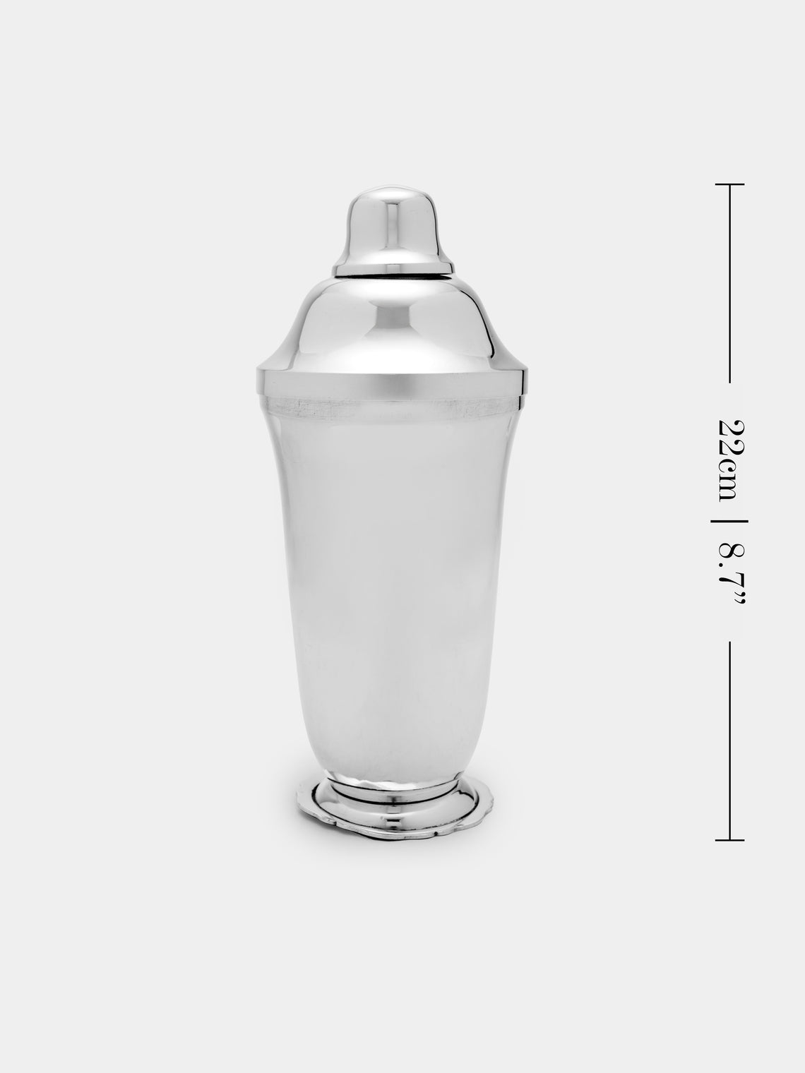 Antique and Vintage - 1980s Silver-Plated Cocktail Shaker -  - ABASK