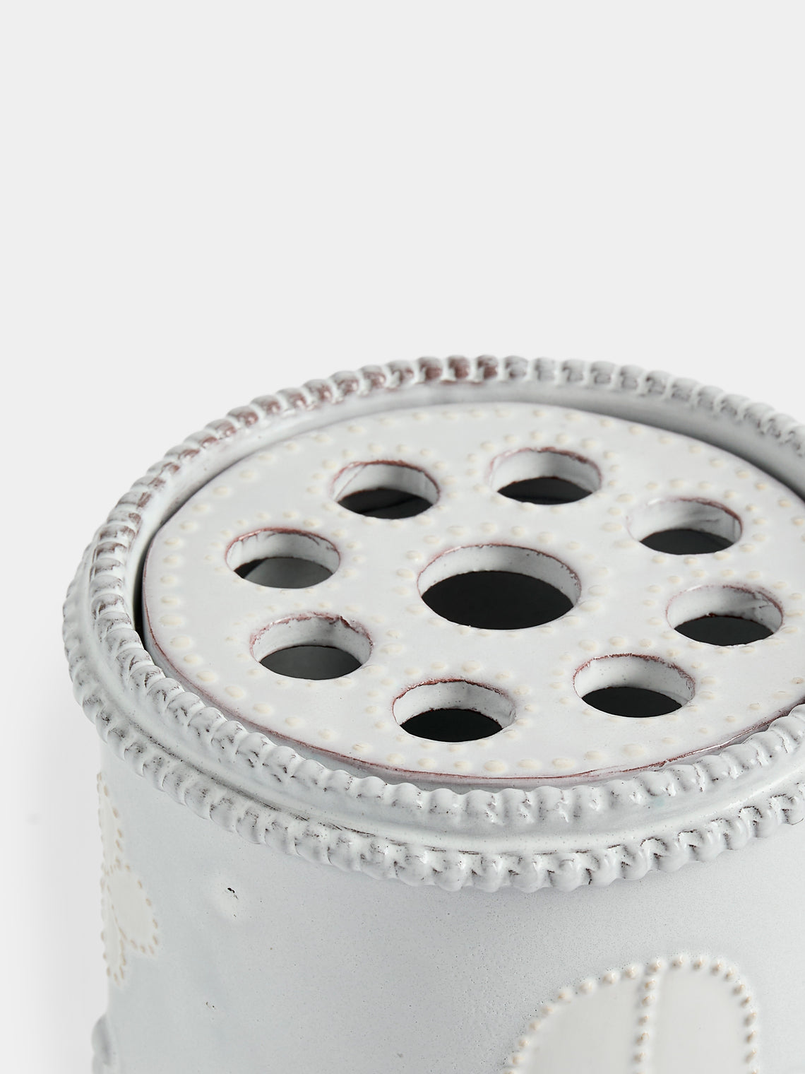 Emily Mitchell - Hand-Built Ceramic Bough Vase - White - ABASK