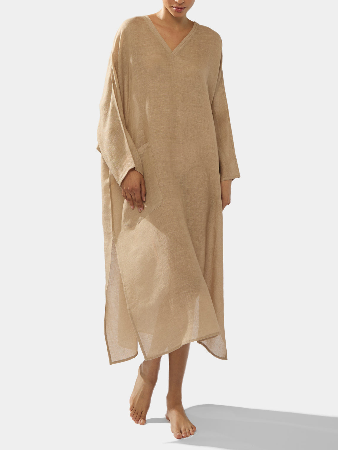 Cashmere and Linen Tunic Dress