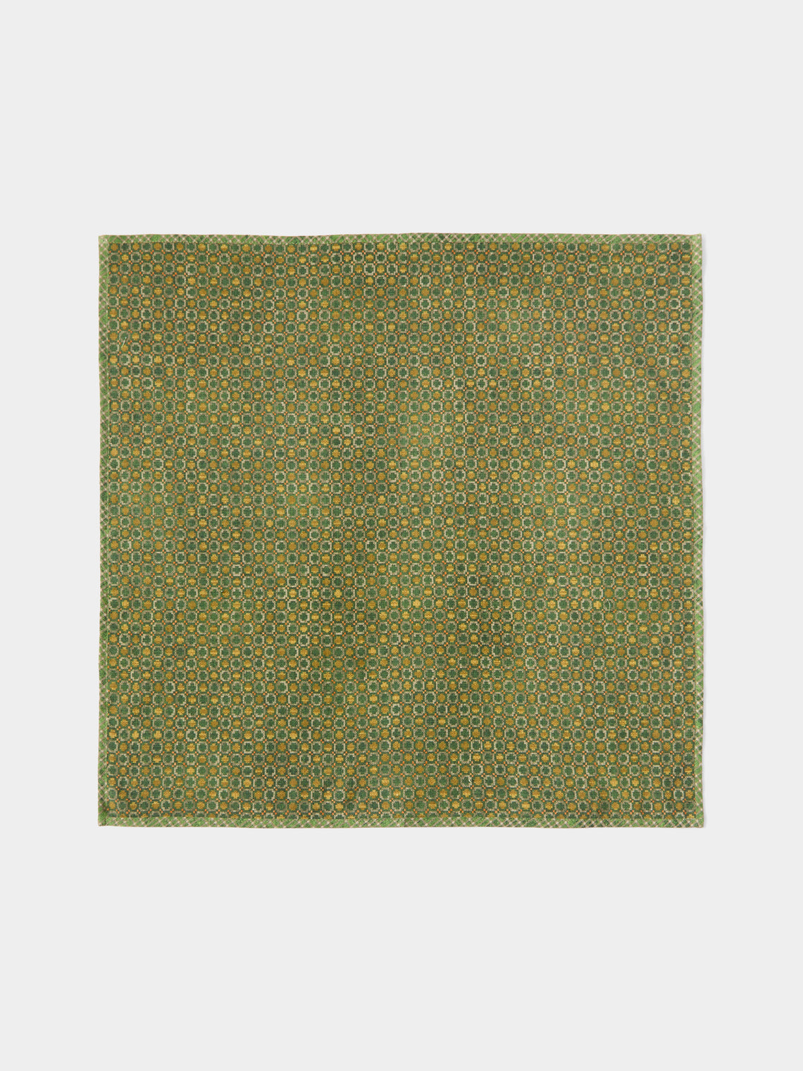 D'Ascoli - | Set of 4 | Prosperine Printed Napkins - Green - ABASK