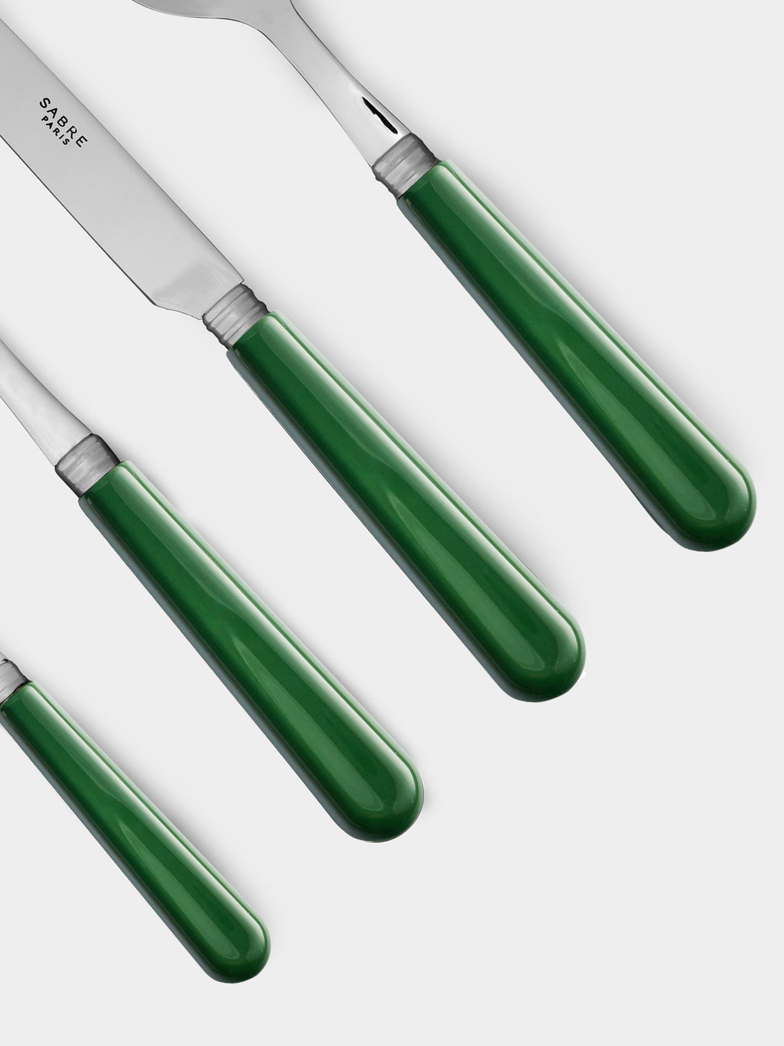 Sabre - Pop Starter/Dessert Cutlery (Set of 4) - Green - ABASK