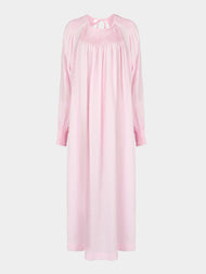 Les Vacances D'Irina - Robe de Nuit Linen Long Dress - Light pink - ABASK - 
