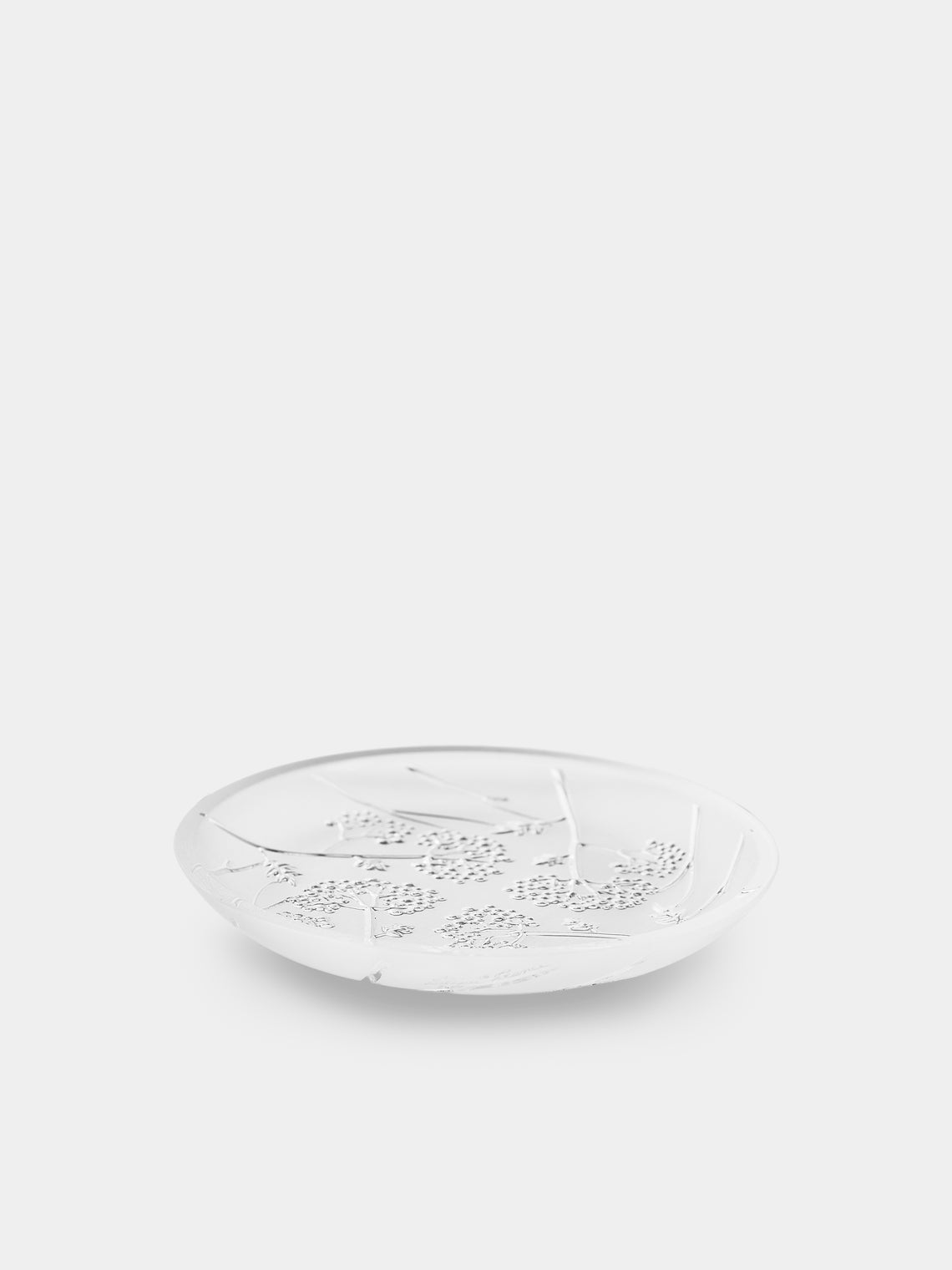 Lalique - Ombelles Crystal Flat Bowl - Clear - ABASK