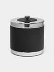 Giobagnara - Ocean Leather and Steel Ice Bucket - Black - ABASK - 
